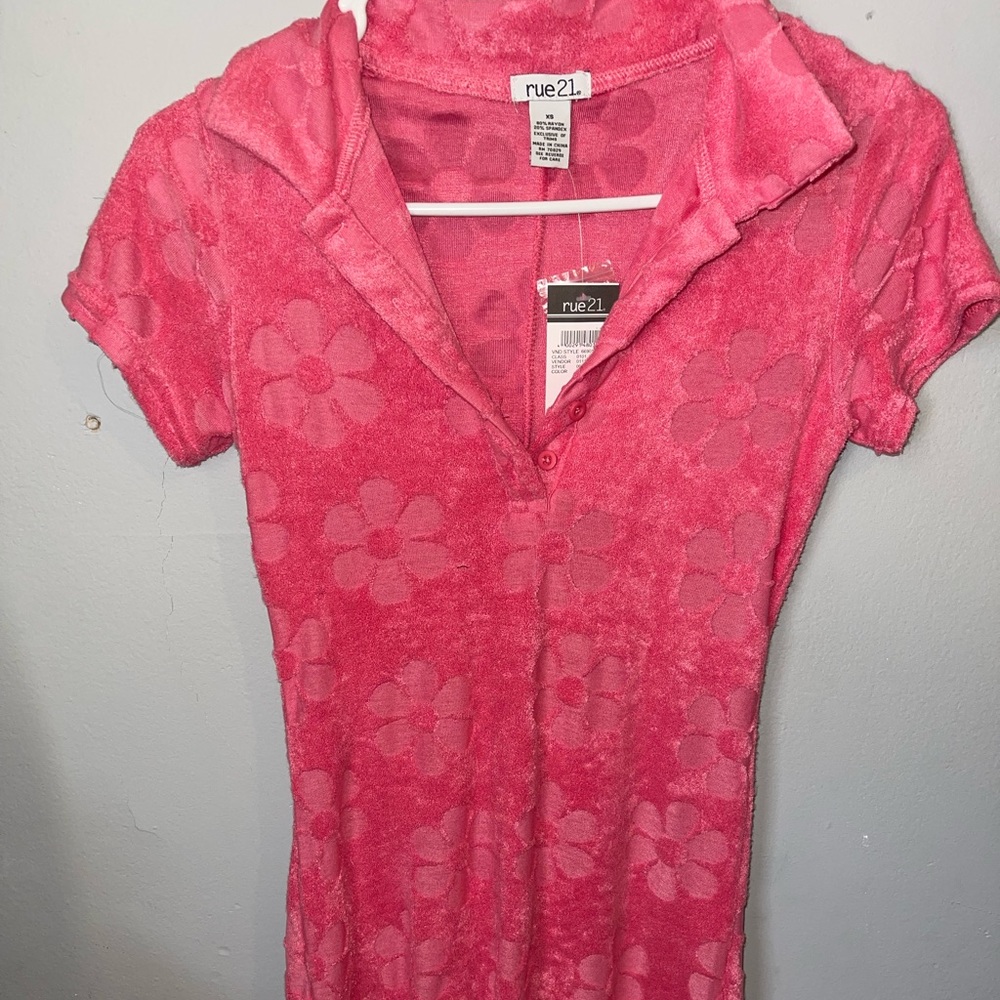 Pink Hawaiian Mini Dress